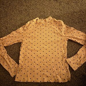 Polka Dot Long Sleeve Top